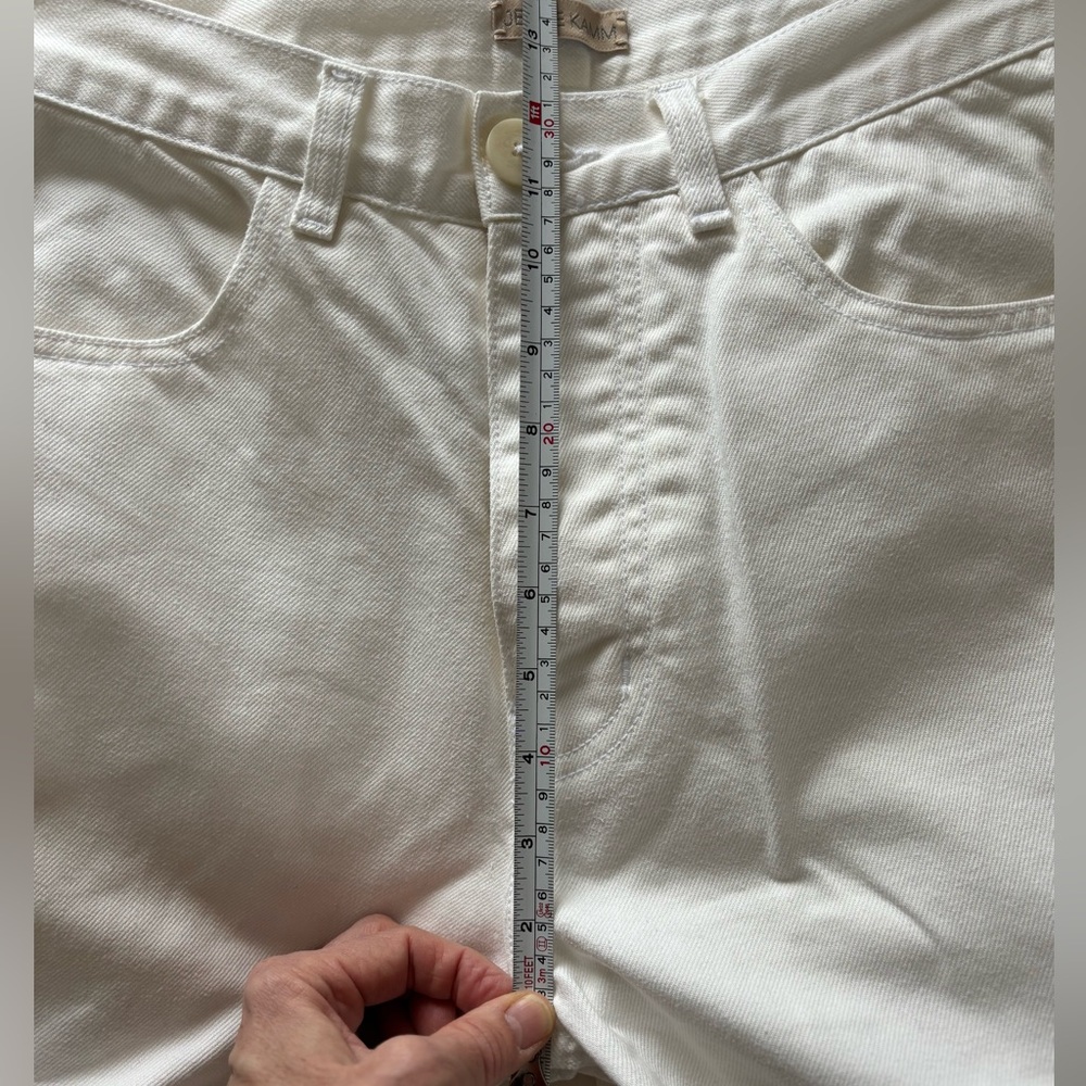 Jesse Kamm California Wide white denim size 2. - Picture 13 of 13